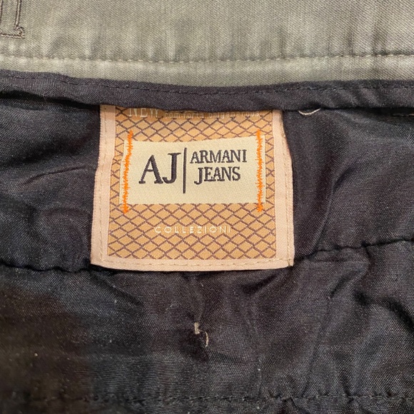 ARMANI JEANS Giorgio Armani Mens Khaki Chinos Sz 28 - Picture 11 of 11